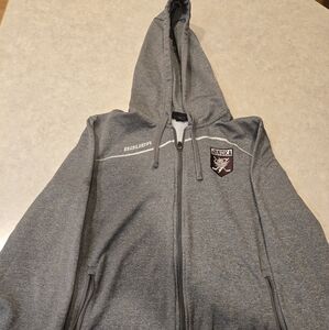 Anoka Tornaodes Hockey - Bauer Gray Zip-Up Hoodie. Size Small
